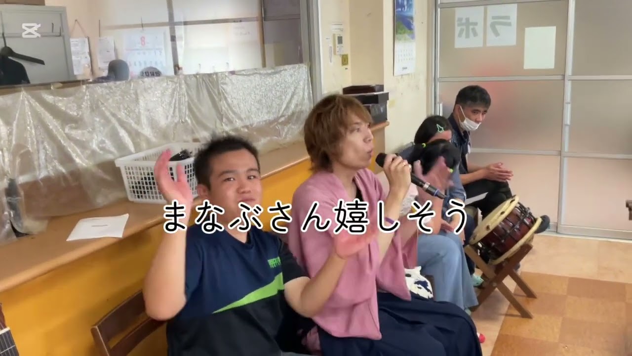 就労継続支援B型　にじいろラボ　松尾貴臣さんが来てくれました。