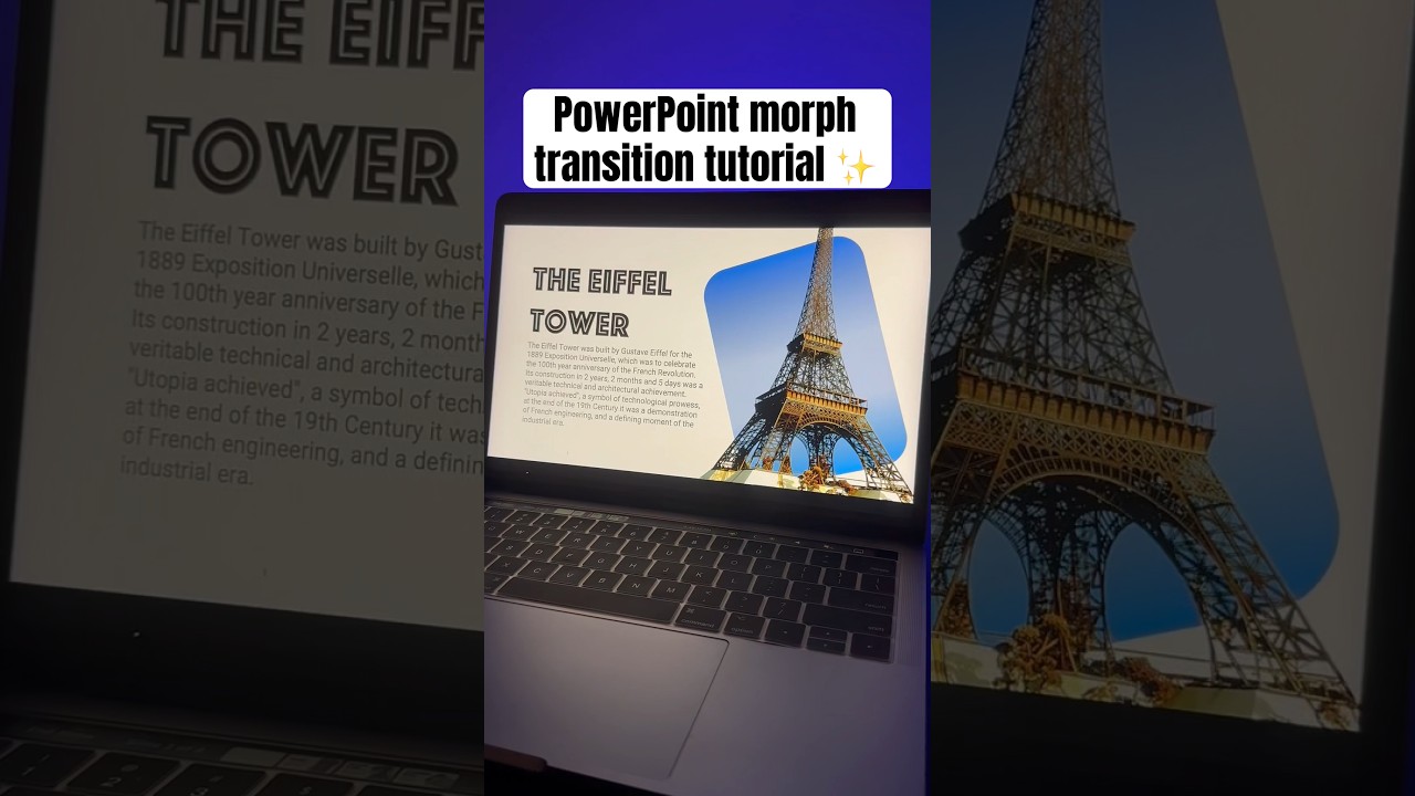 10x your PowerPoint with morph transition ✨👀 #powerpoint #powerpointdesign #tutorial