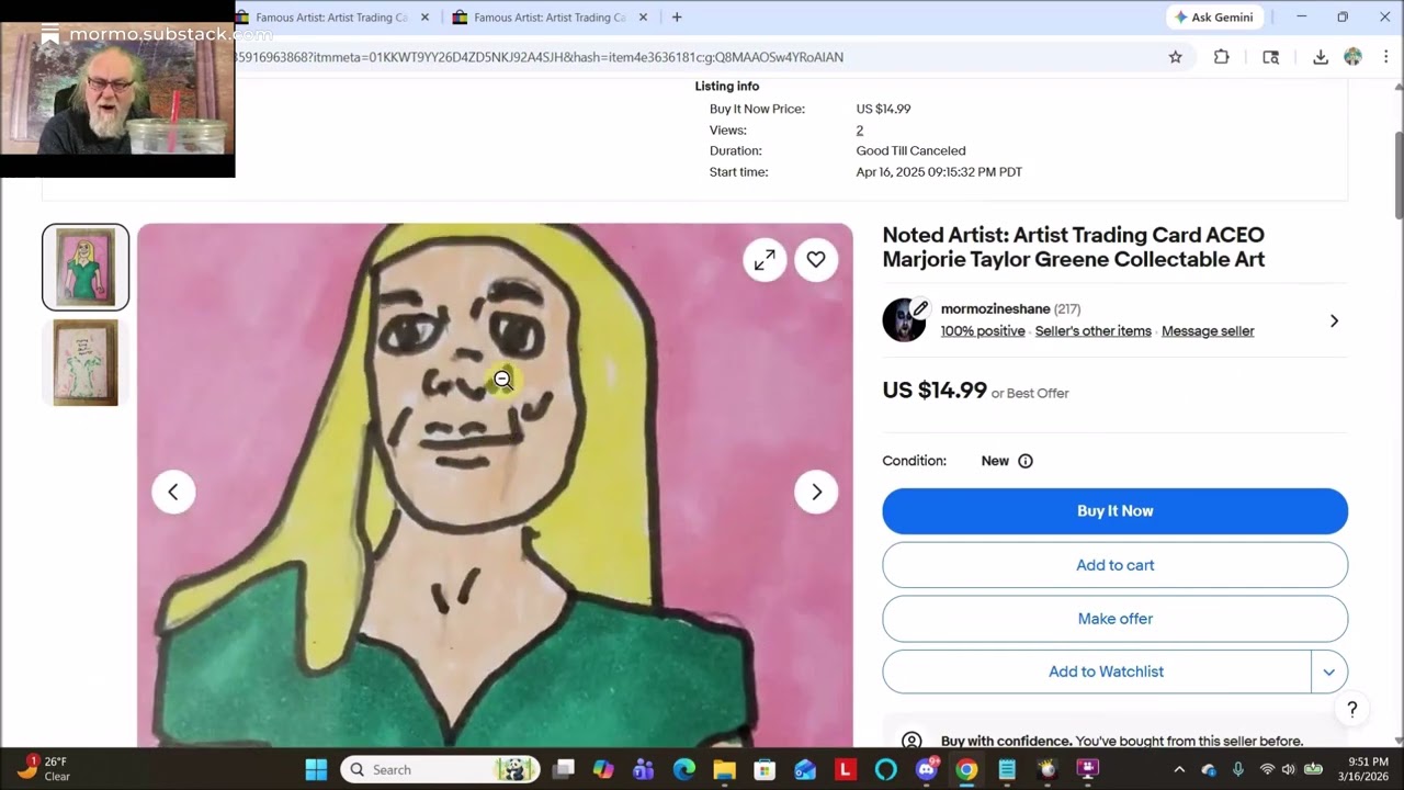 3 Older Art Pieces That Haven't Sold Yet