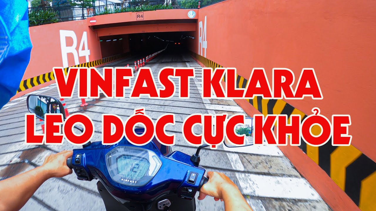 VINFAST KLARA: Thử Thách Xe Máy Điện Klara A2 Leo Dốc Hầm Vincom Royal City | Vietnamcogi