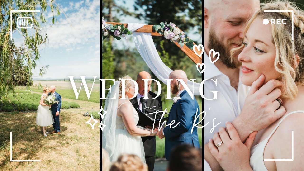 Lavender manor Spokane May Wedding