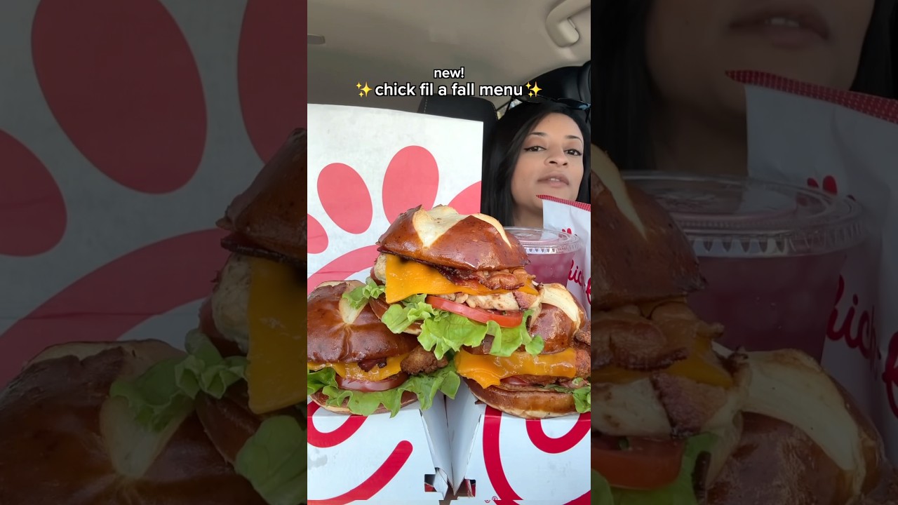 New chick fil a fall menu 🍂
