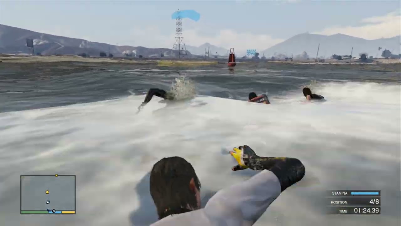 GTA V: 100% Completion Requirement - Triathlon #2 (Alamo Sea)