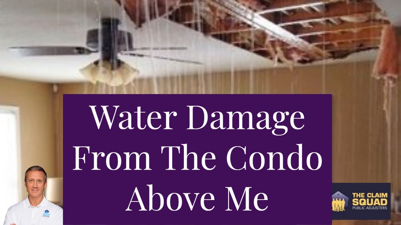 Water Damage from Condo Above Me  [Who is responsible for what?]