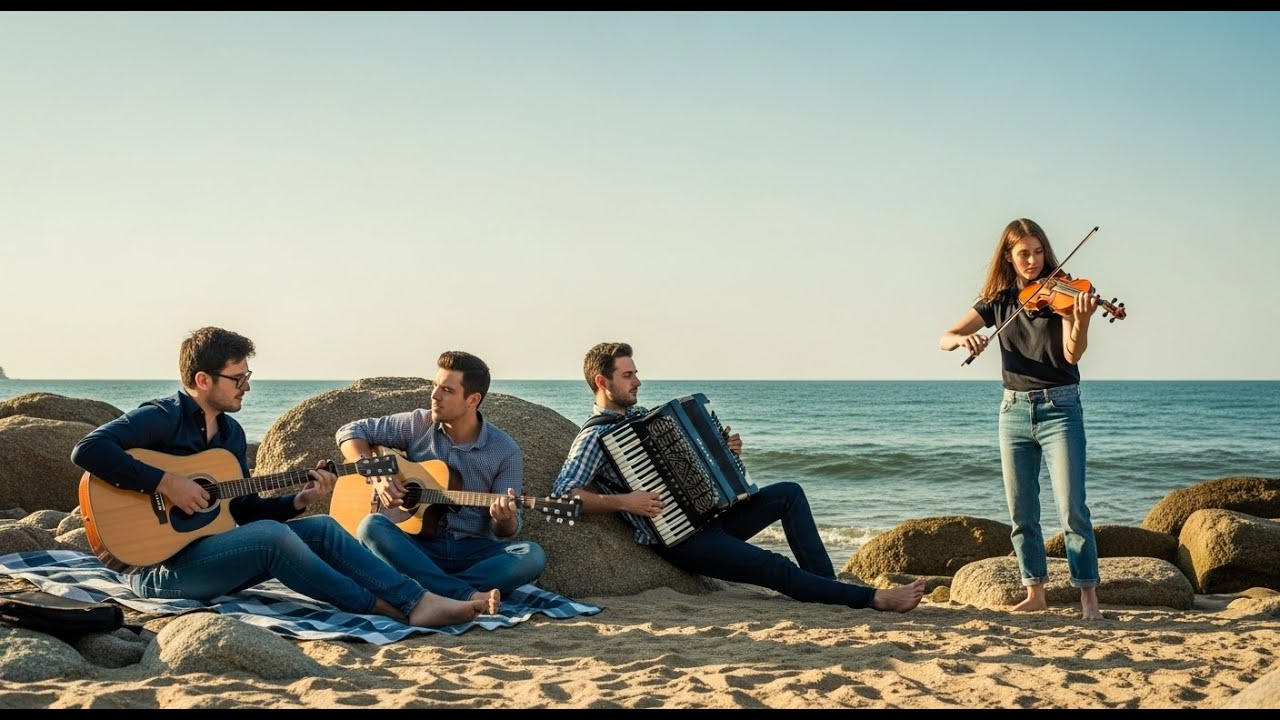 Susurros De Verano – Guitarra Española Y Saxofón Suave Para Noches De Café Y Brisa