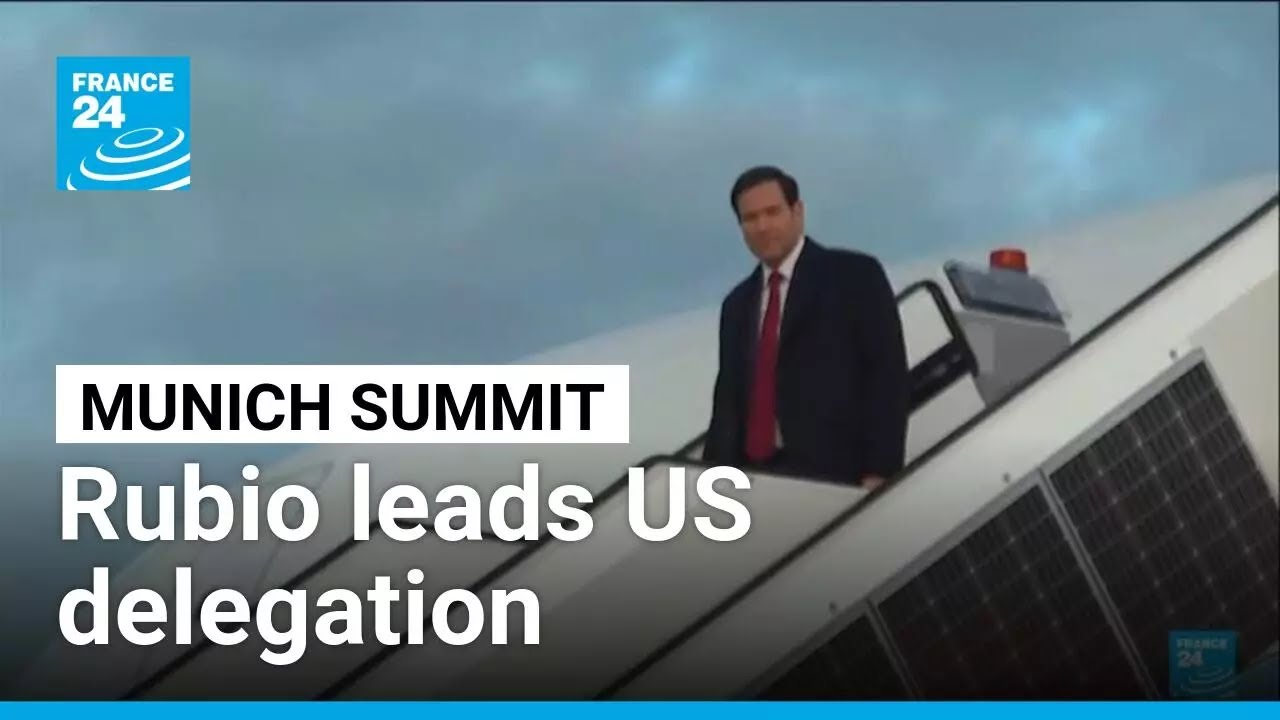 Marco Rubio leads US delegation with warmer tone at Munich summit • FRANCE 24 English