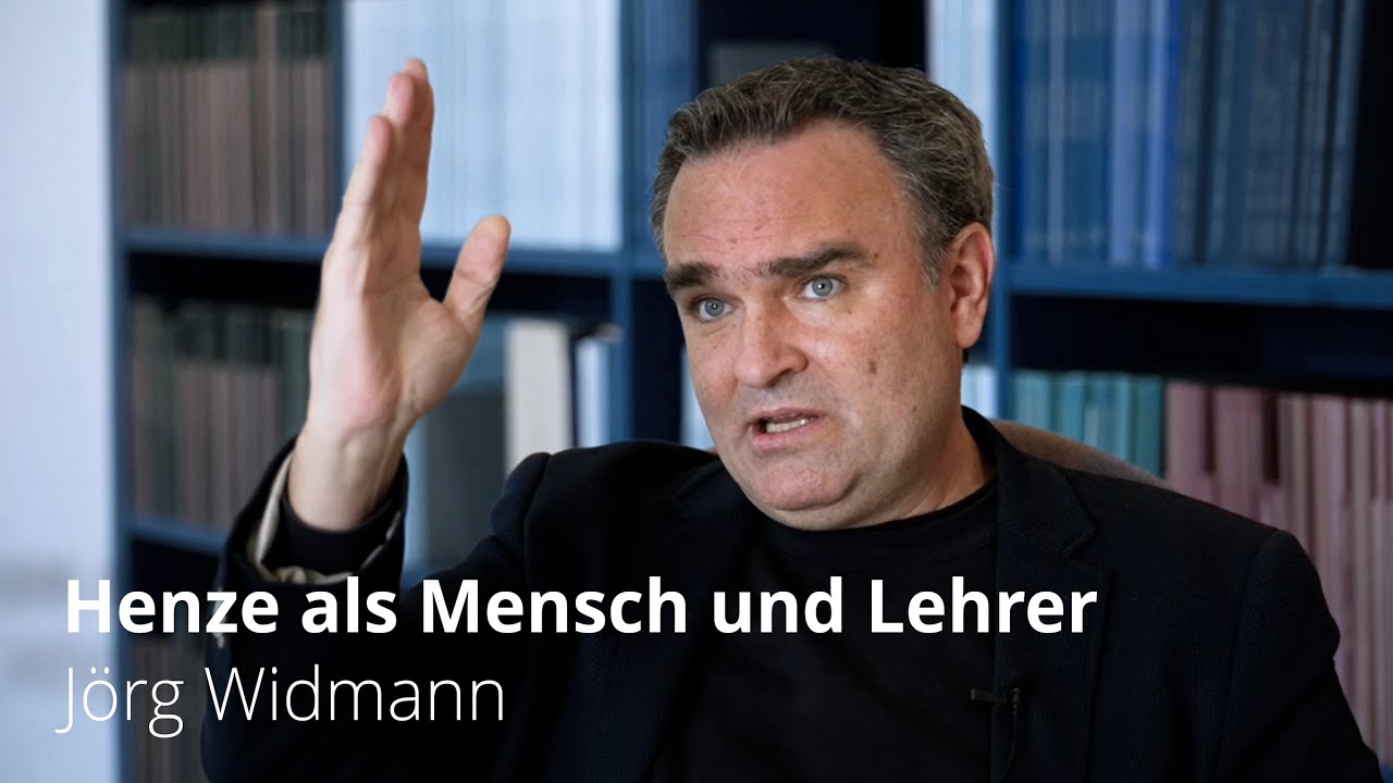 Jörg Widmann über Hans Werner Henze