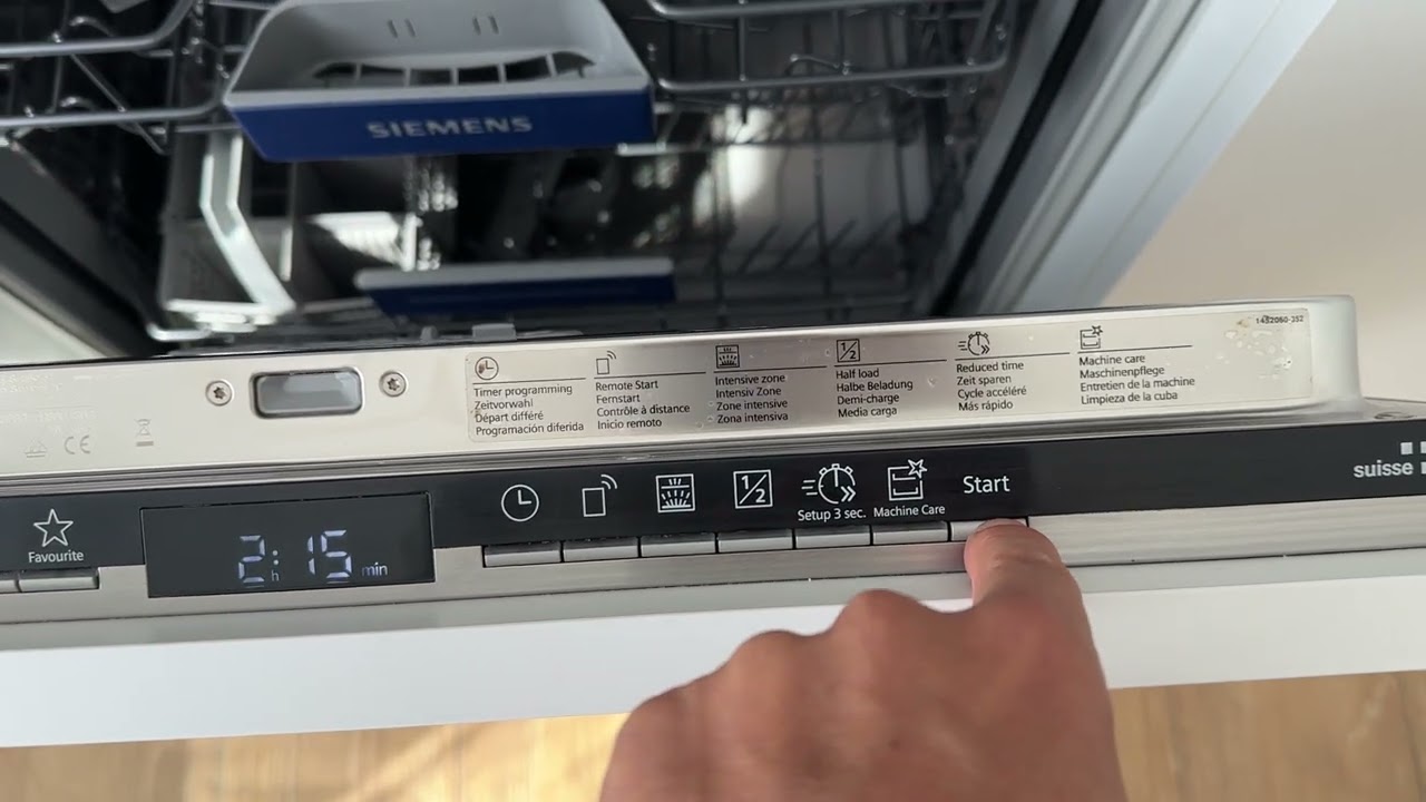 Dishwasher Instructions