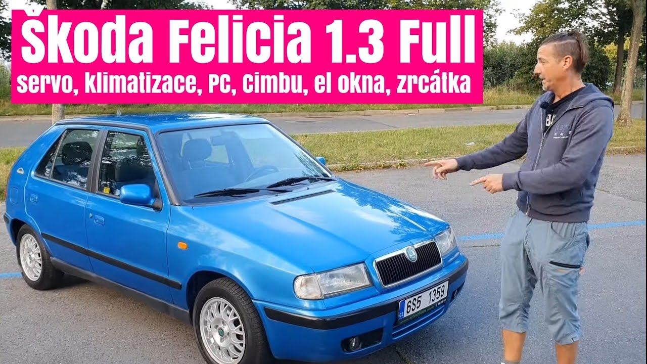 Škoda Felicia 1.3 Full -  Servo, klimatizace, PC, Cimbu, el. okna, zrcátka