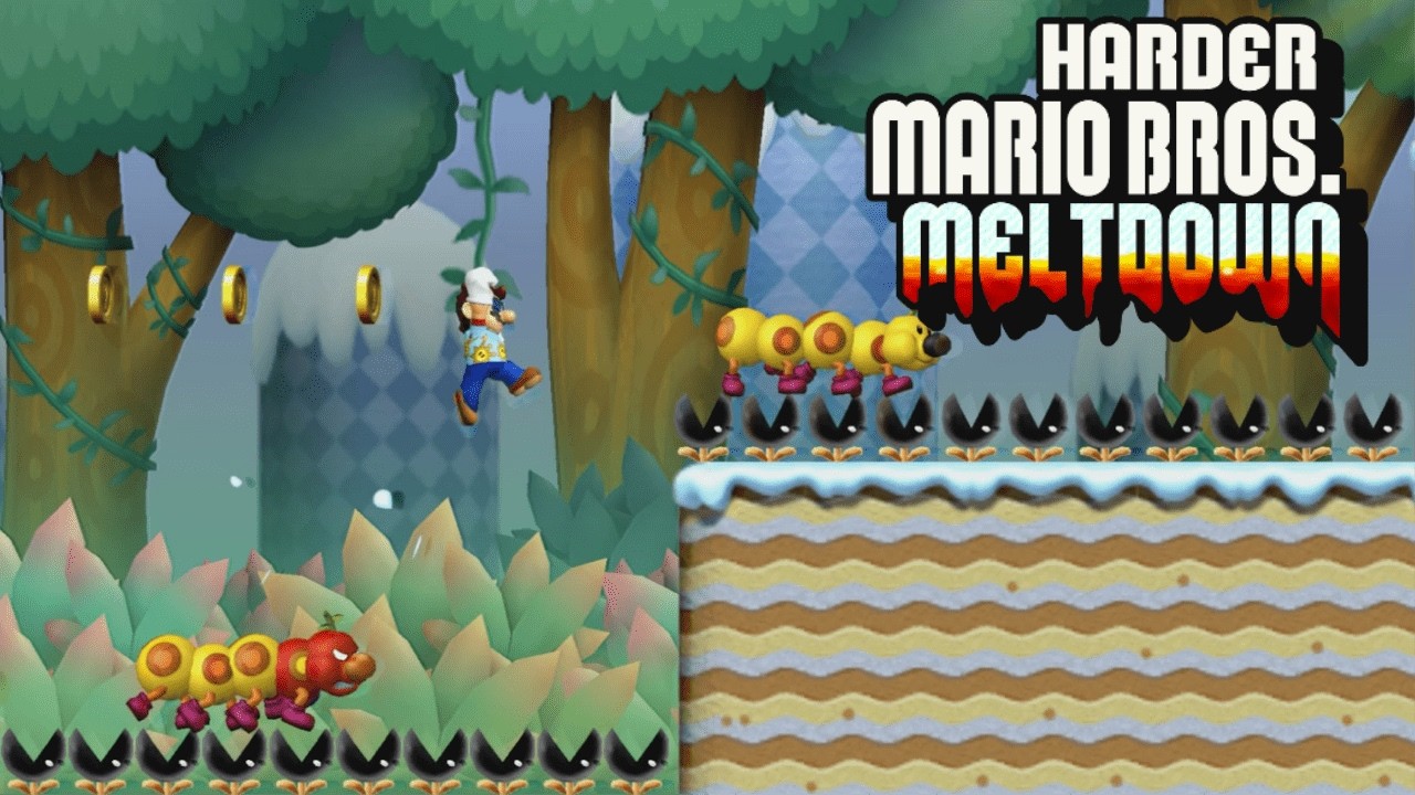🔥 MELTDOWN  Harder Mario Bros. PART 20 (100%)
