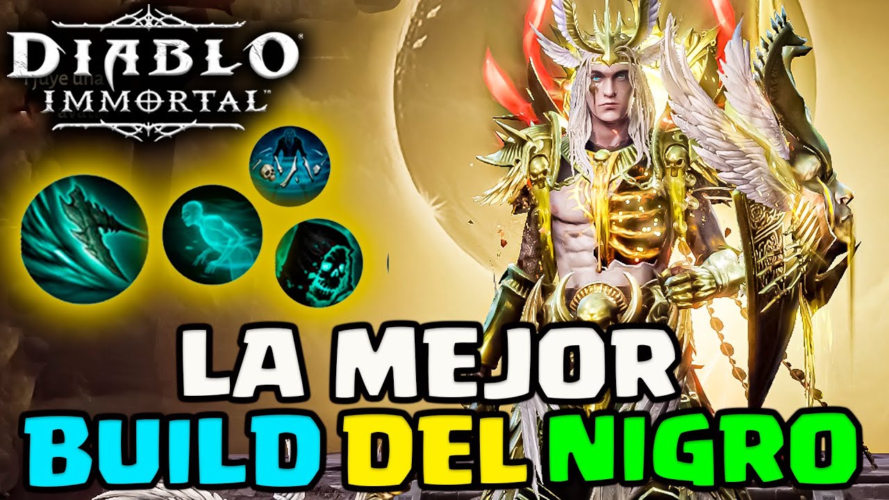 La BUILD ROTA del NIGROMANTE PVP en Diablo Immortal