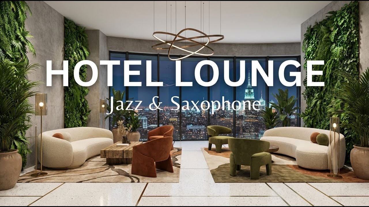 5 Star Hotel Lounge Music | Relaxing Piano & Saxophone for Work, Study and Focus