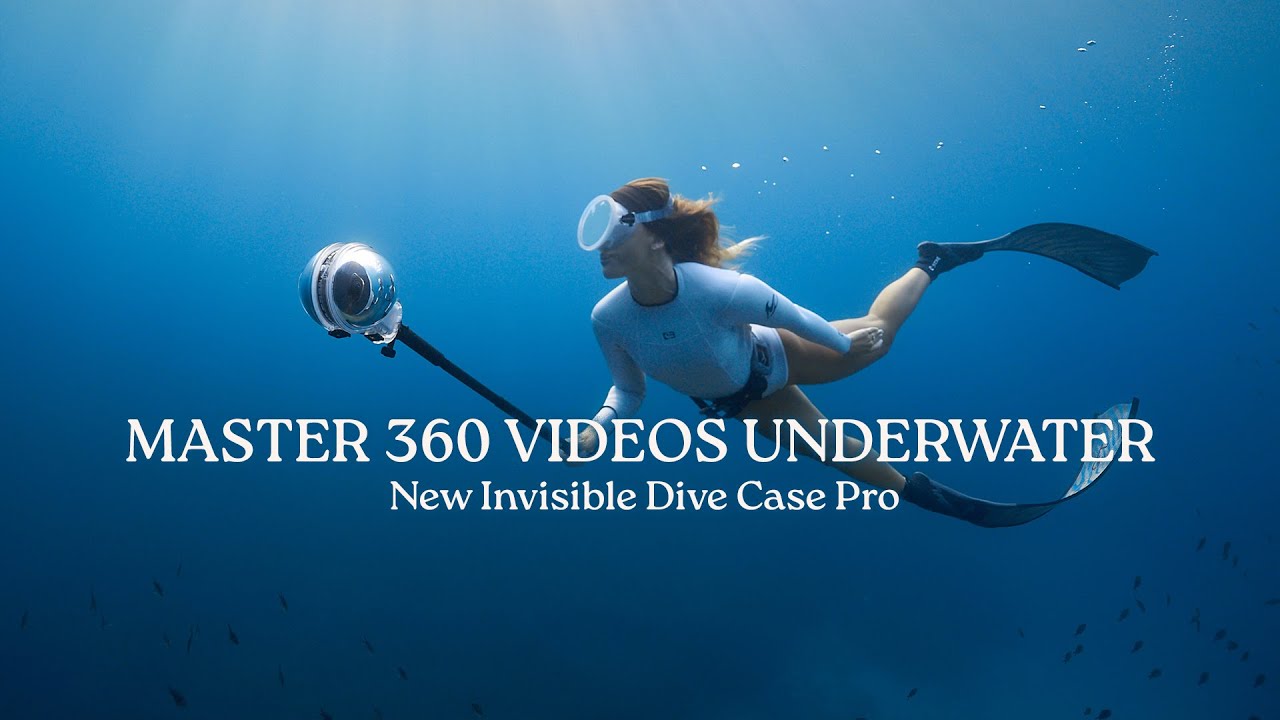 Take BETTER 360 UNDERWATER VIDEOS now - Invisible Dive Case Pro for Insta360 X5