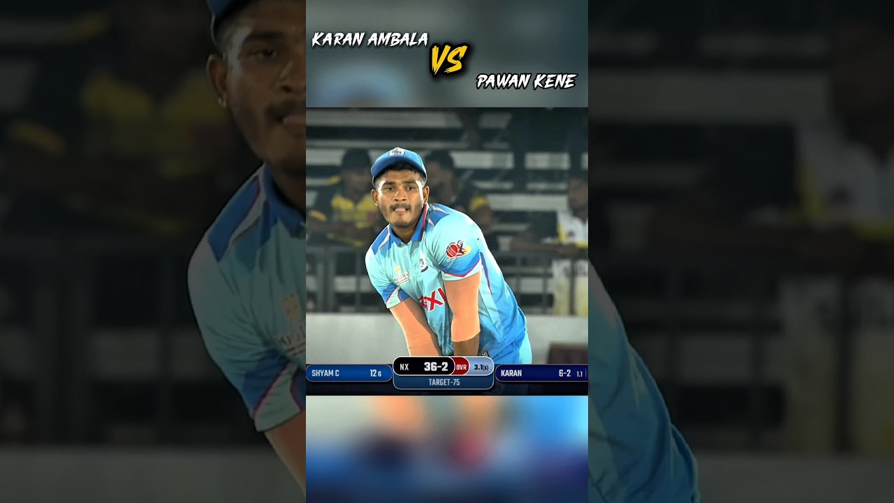 karan ambala vs pawan kene 💪🔥#cricket#cricketshorts#shorts#karanambala#7070sport#sports#ipl#vs#karam