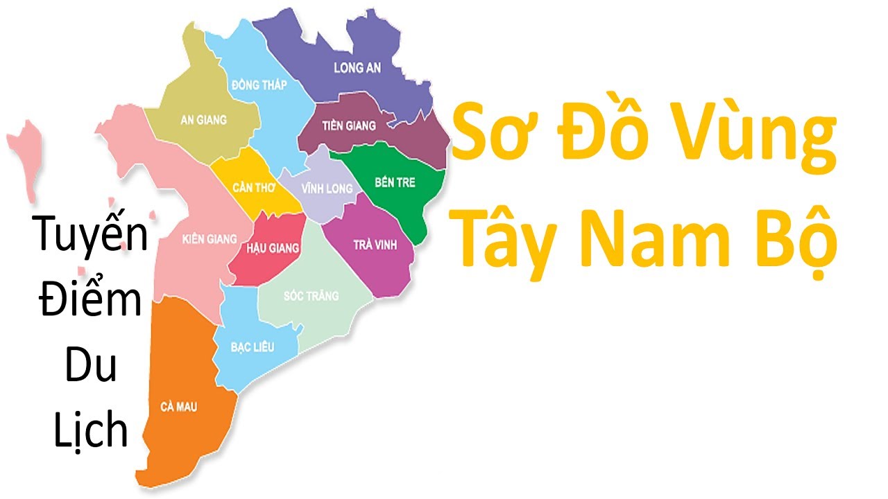 SĐ CULTURE TV || Tuyến điểm du lịch - Sơ đồ vùng Tây Nam Bộ