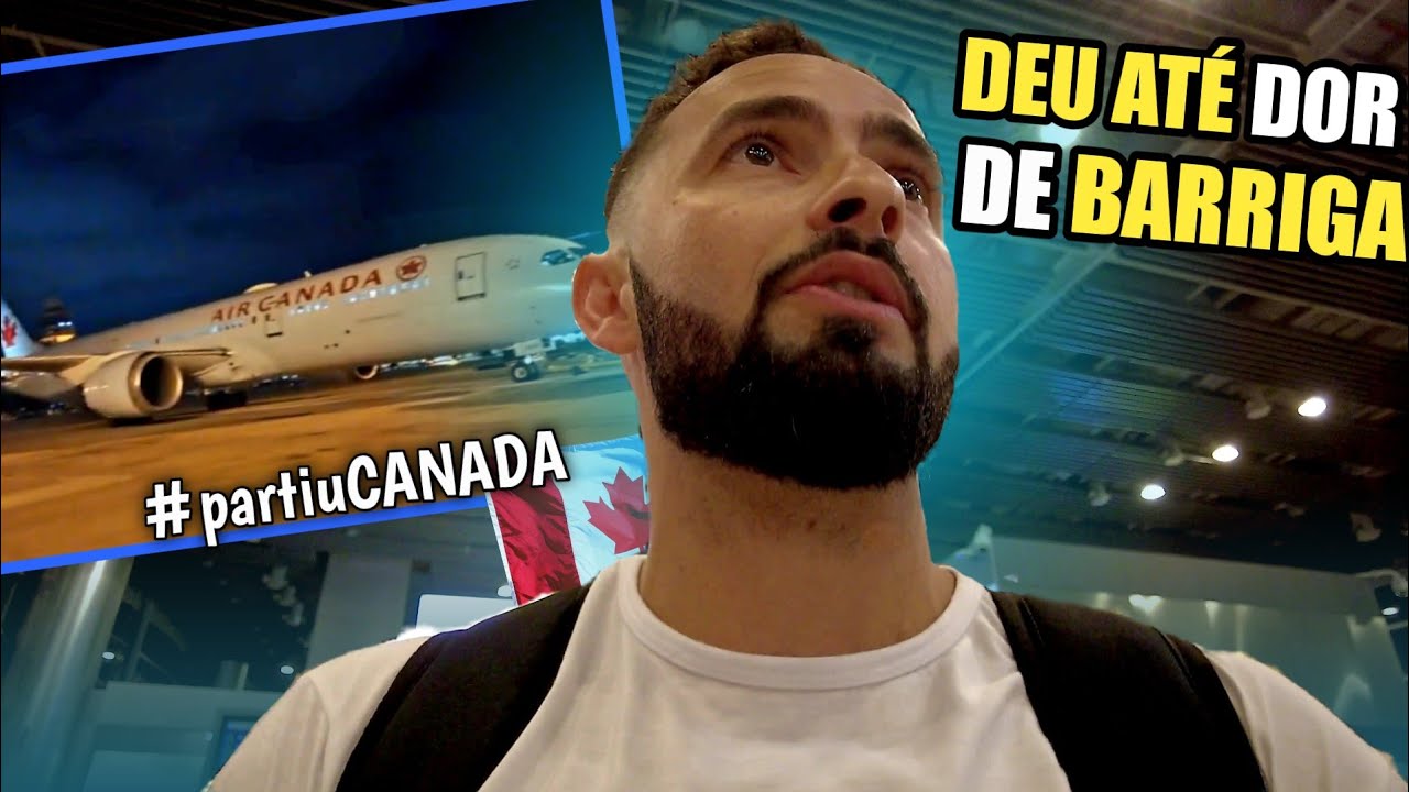 Passo a passo até o Canadá de AVIÃO pelo aeroporto do Brasil - Rumo ao Canadá