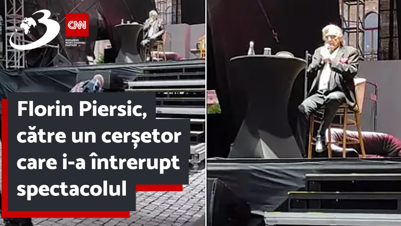 Florin Piersic, către un cerșetor care i-a întrerupt spectacolul: Mută ursul, nu auzi că am program?