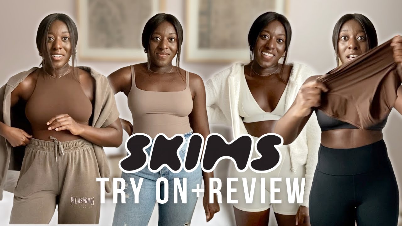 IS SKIMS WORTH IT? | Try-On Haul of the Cozy, Fits Everybody, & Cotton Collection! - Davina Donkor