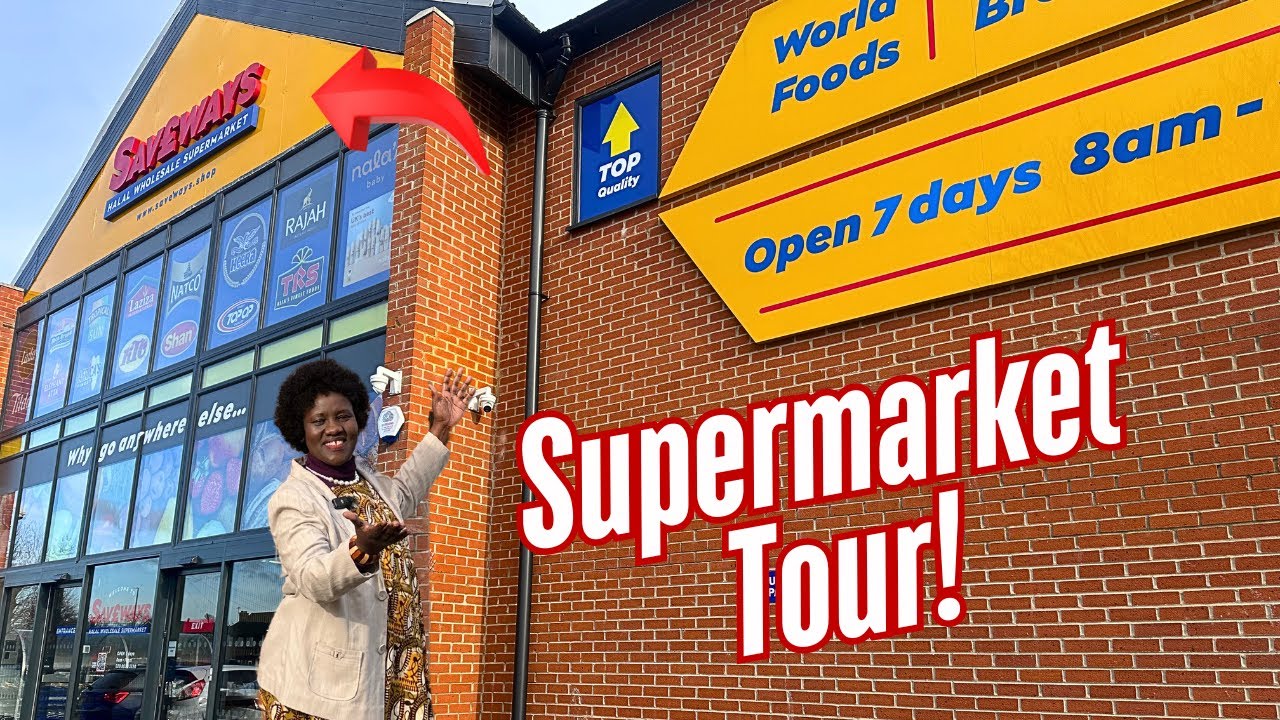 We Went To Krept & Konan’s Supermarket 'SAVEWAYS' In Croydon! | Shop With Amuna Foods🛒 Virtual Tour!
