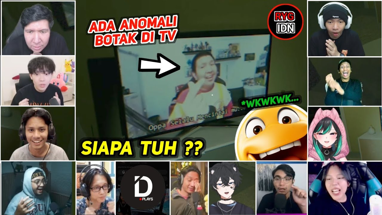 [ REAKSI YOUTUBER GAMERS ] KEMUNCULAN ANOMALI BOTAK | We Used To Play Here |
