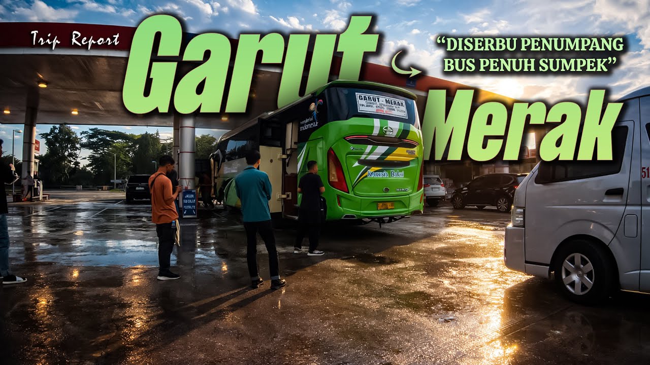 GILA‼️ Arus Balik NATARU Naik Bus KARUNIA BAKTI | Pemain Tunggal Diserbu Penumpang🔥(Garut - Merak) 
