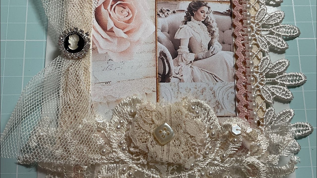 Altered Glassine Bag Design Team Project For Oohlala Vintage Treasures 