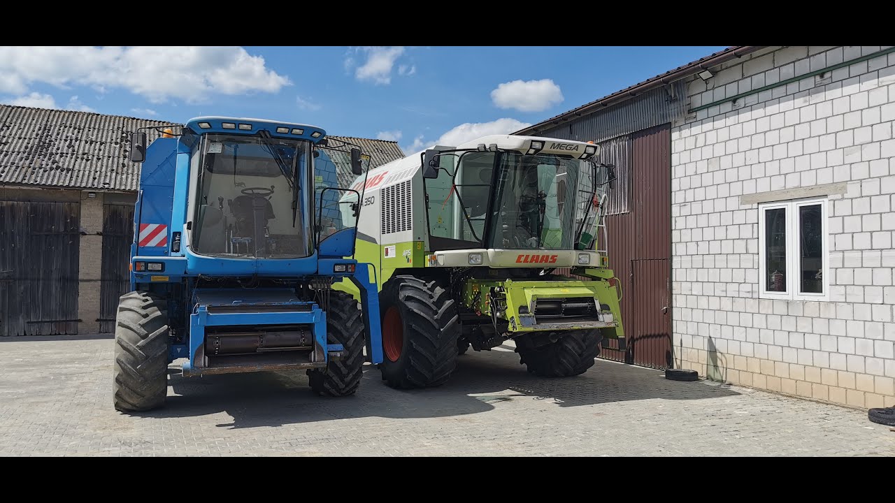 Bizon Dynamic ostatni sezon. Nowy nabytek Claas Mega 350