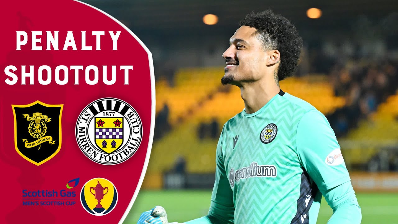 FULL PENALTY SHOOTOUT | Livingston v St. Mirren | Scottish Gas Scottish Cup