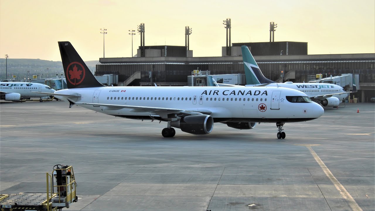 Full flight | Air Canada Airbus A320-214 | AC225 Calgary to Vancouver (C-GKOE)