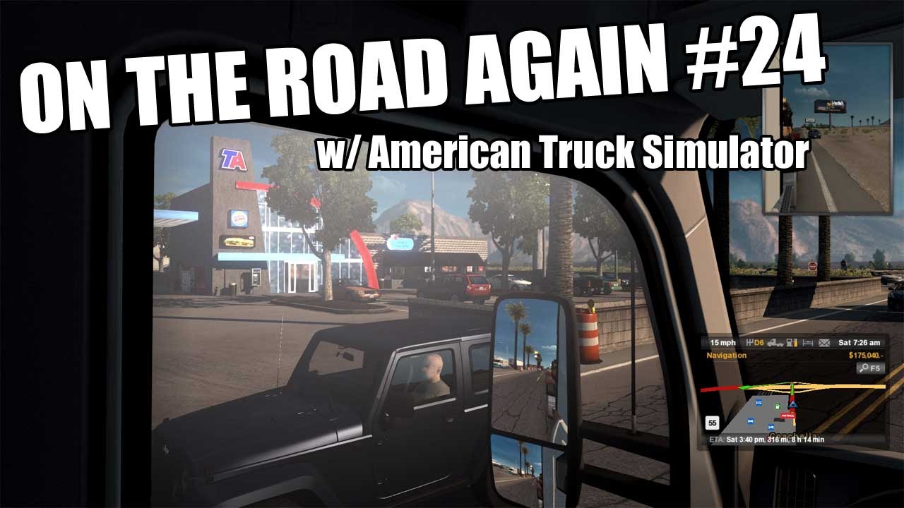 American Truck Simulator #24 | FOUND: REAL TRUCK STOPS!