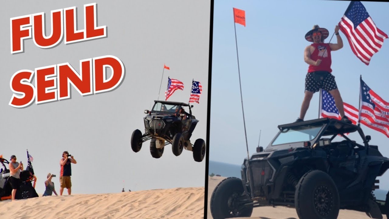 Thunder Over The Dunes! | RZR Turbo's Full Send At Silver Lake Sand Dunes