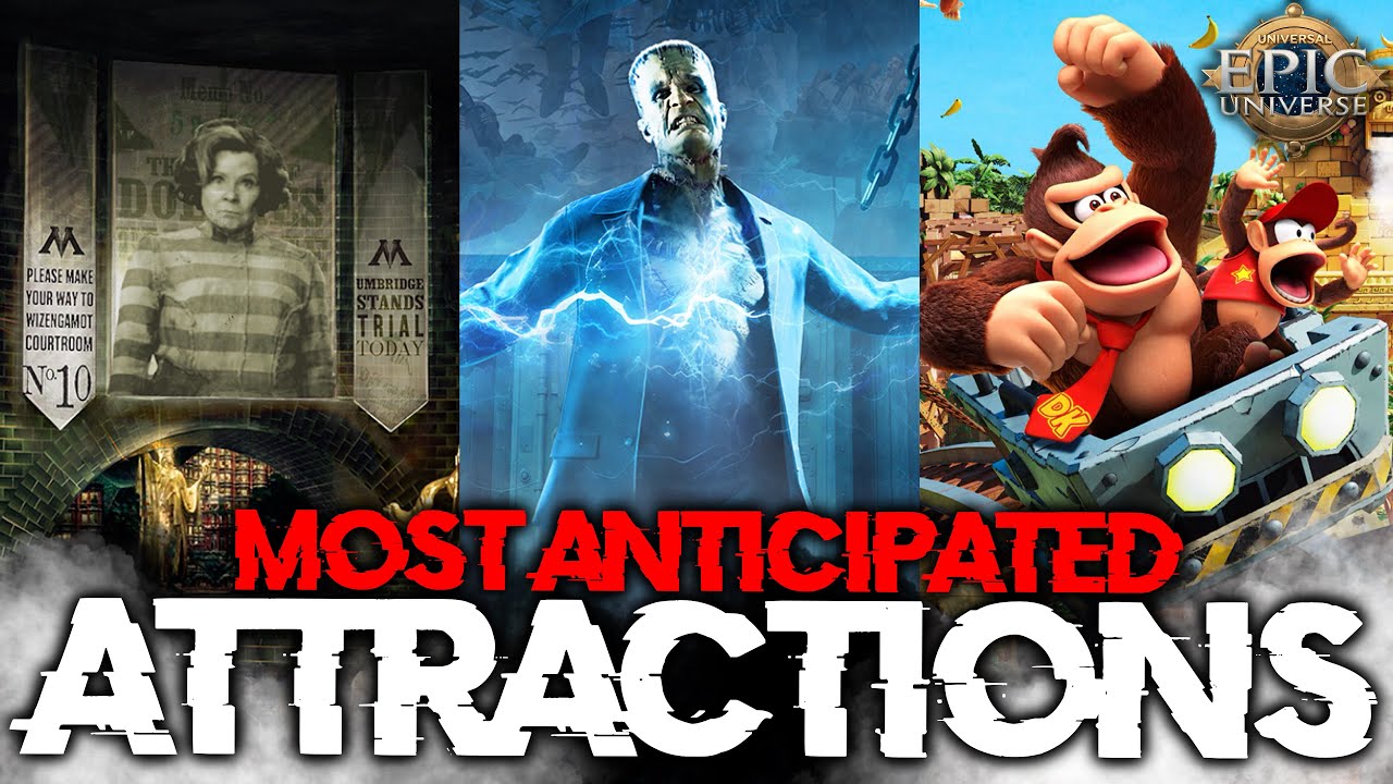 MOST ANTICIPATED Rides & Shows At EPIC UNIVERSE RANKED! (Epic Universe Hype List)