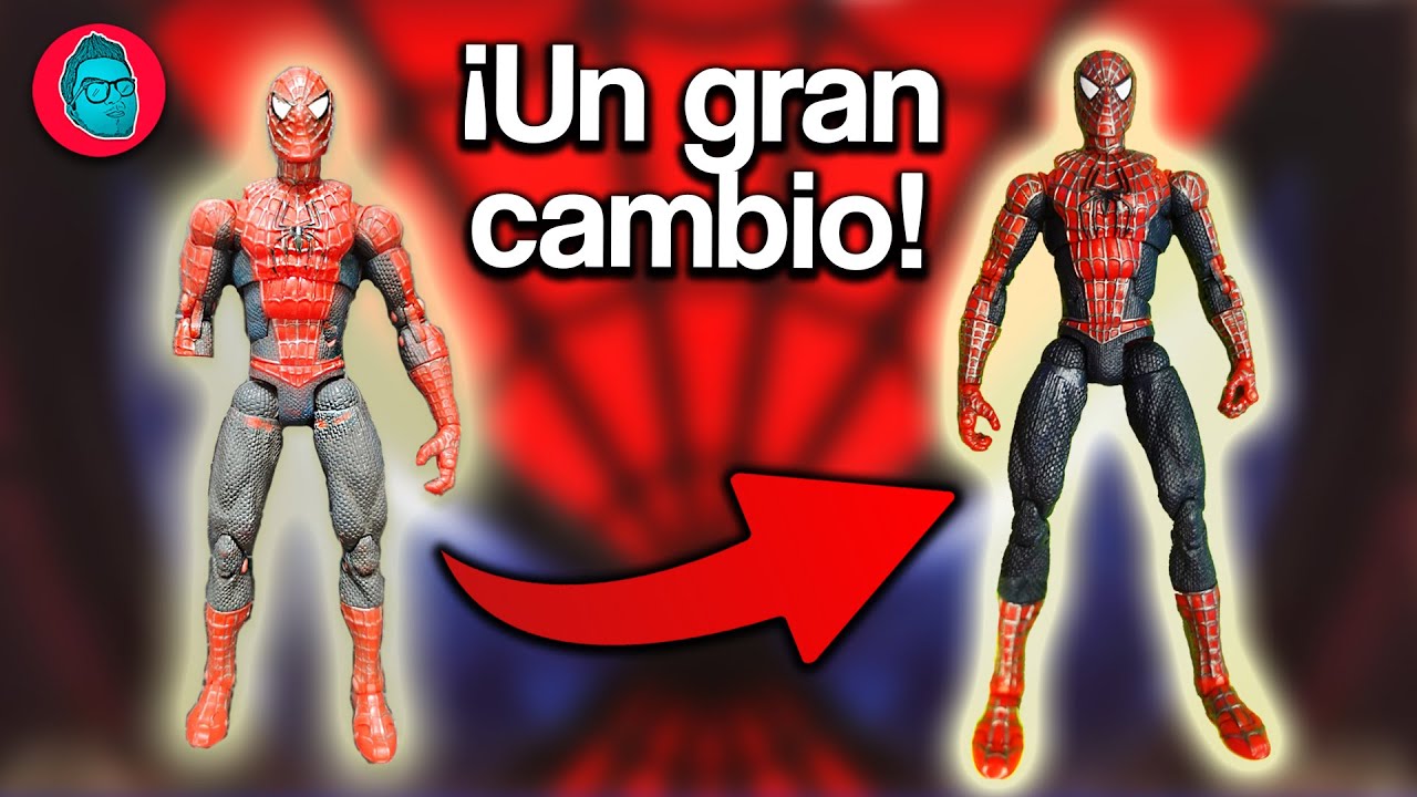 ¡RESTAURAMOS un SPIDER-MAN Super Posable de Toy Biz!
