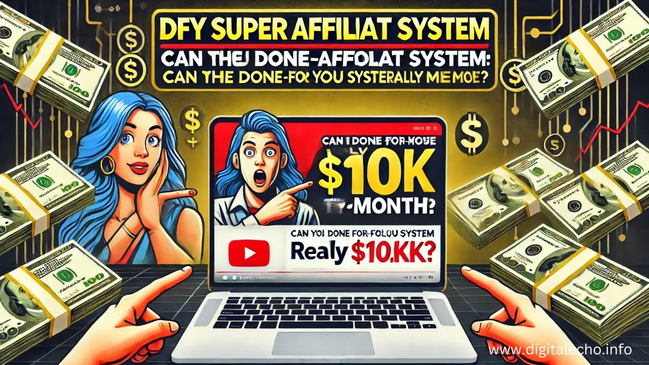 DFY Super Affiliate Review: $10K/Month on AUTOPILOT?! (Shocking Results!)