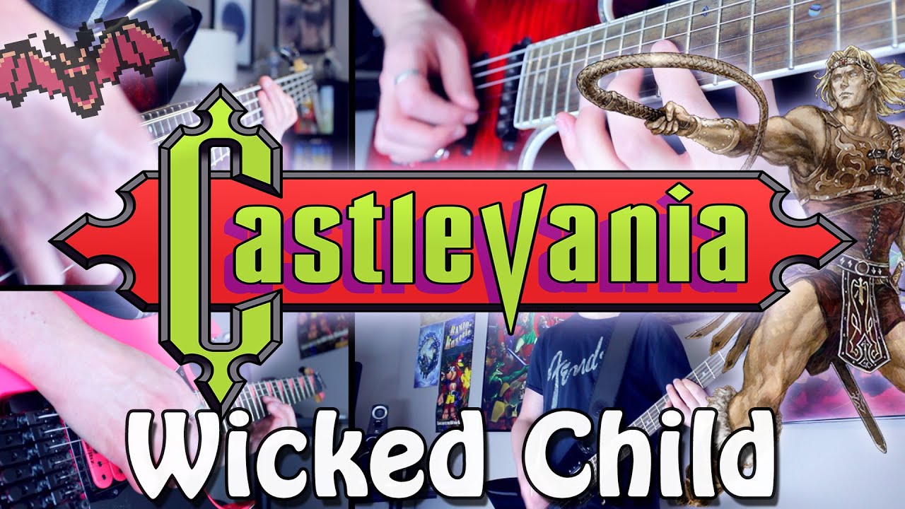 Wicked Child - Castlevania (Rock/Metal) Guitar Cover | Gabocarina96