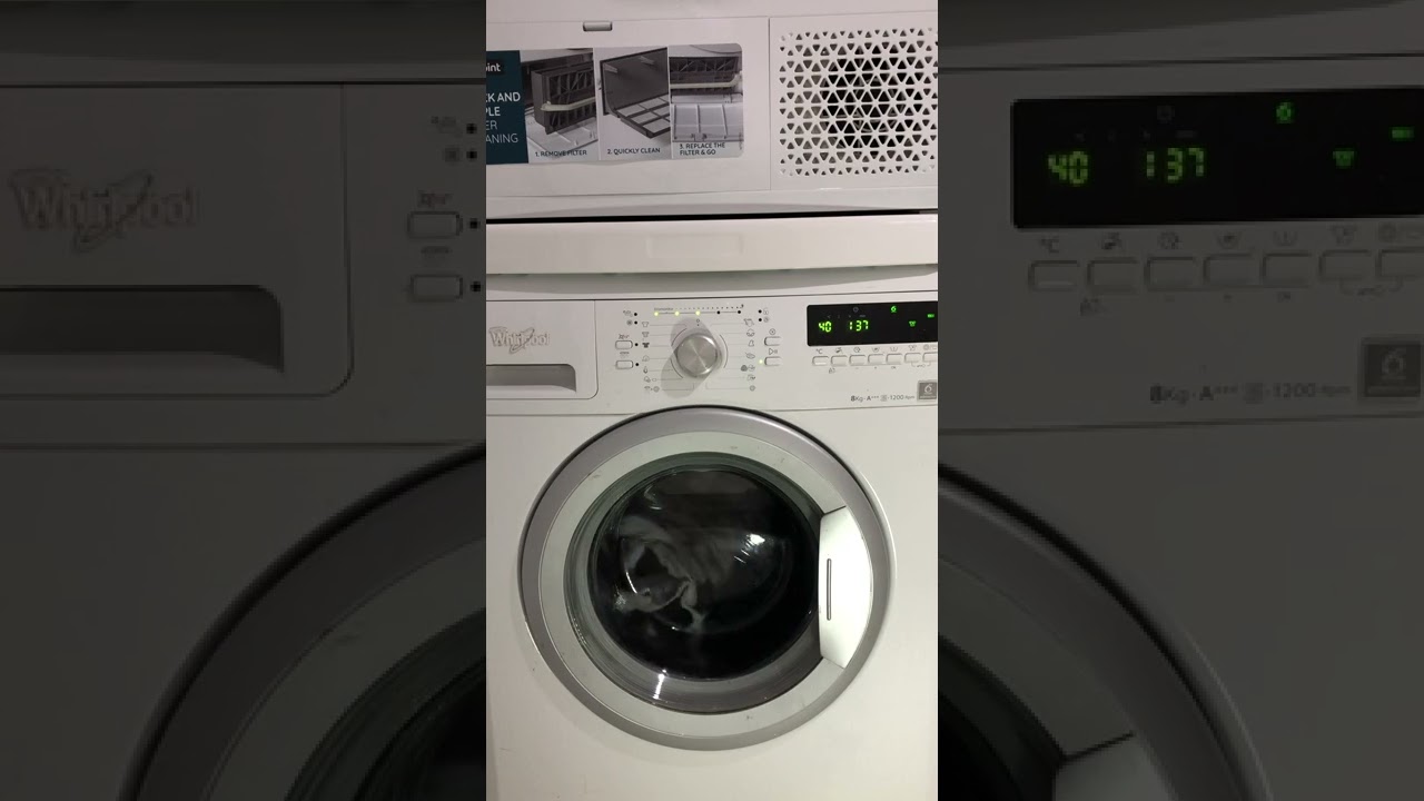 Whirlpool AWOC82120:jeans 40° 1000rpm with high level of dirty