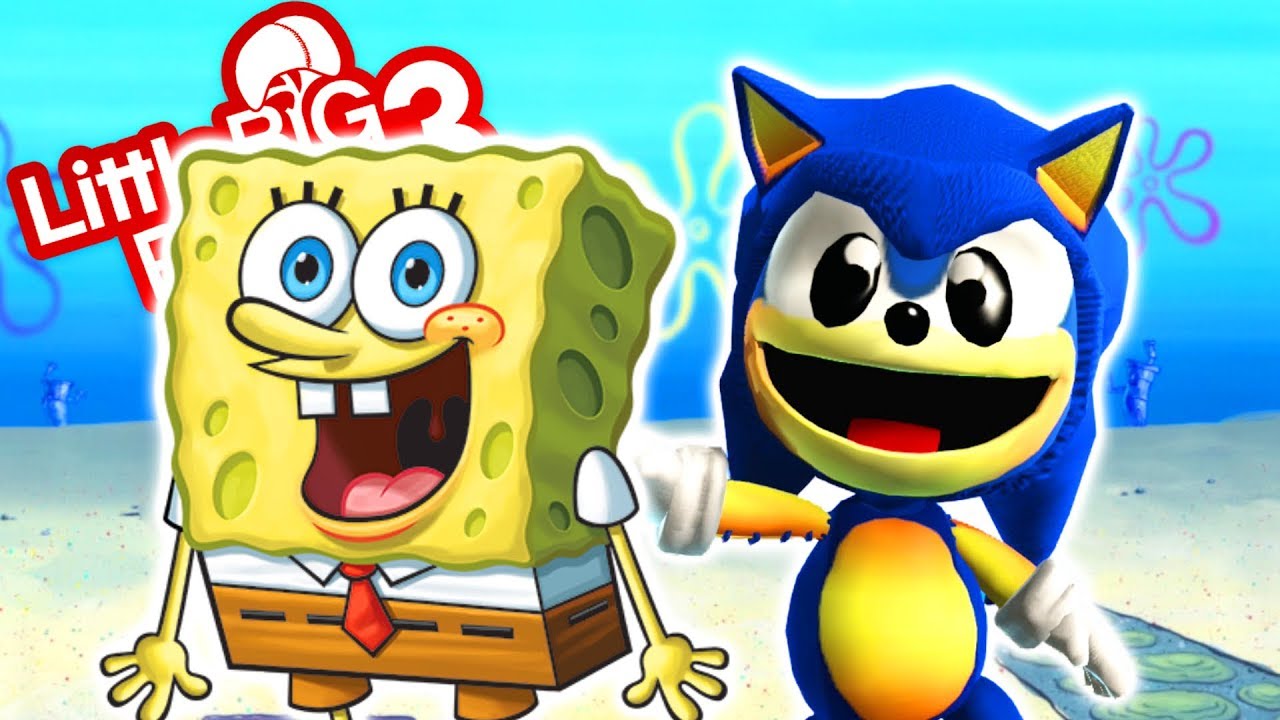 Spongebob & Sonic Bikini Bottom Adventure - LittleBigPlanet 3 | EpicLBPTime