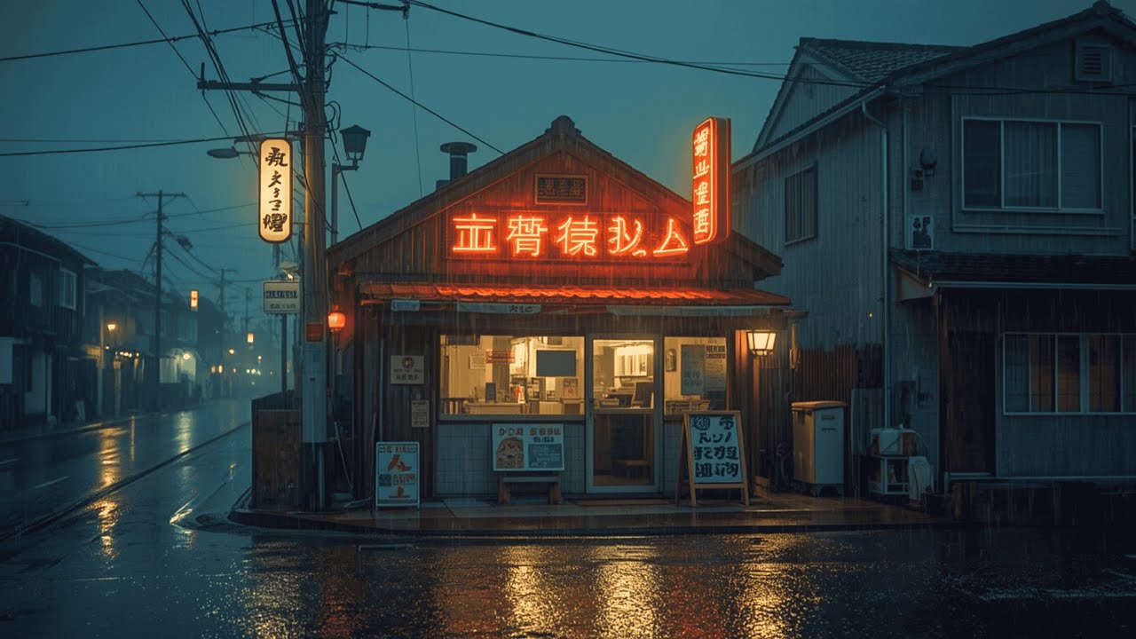 Nobody is awake, just you and the rain 🌑 Melancholic Lofi
