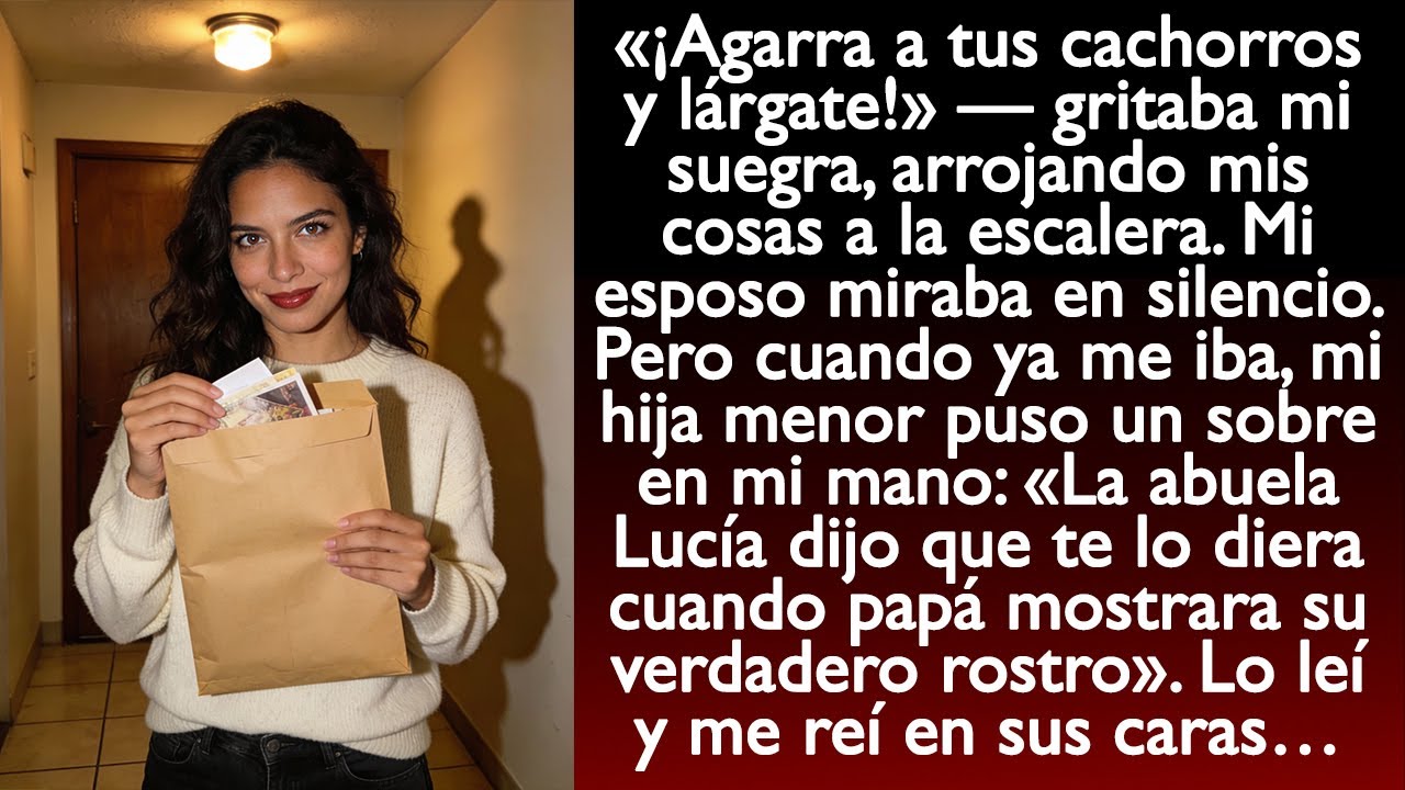 La suegra tiró mis cosas, mi marido guardó silencio. Pero cuando abrí el sobre…