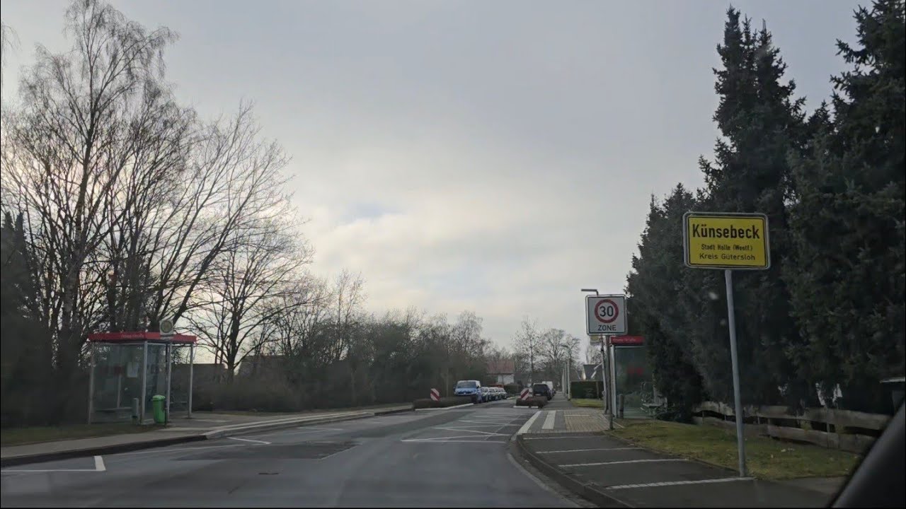 Short Sunday Drive to Halle (Westfalen) Germany 🇩🇪 | #sundaydrive #shortdrive #NRW #Germany 