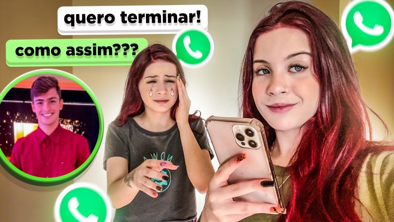 MINHA IRM&Atilde; PEGOU MEU CELULAR E TERMINOU COM MEU CRUSH!!