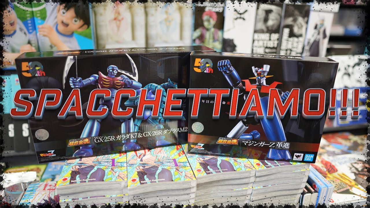 IL METALLO E' TORNATO! SOUL OF CHOGOKIN BANDAI GX25R + GX26R + GX105! MAZINGER Z 50TH ANNIVERSARY