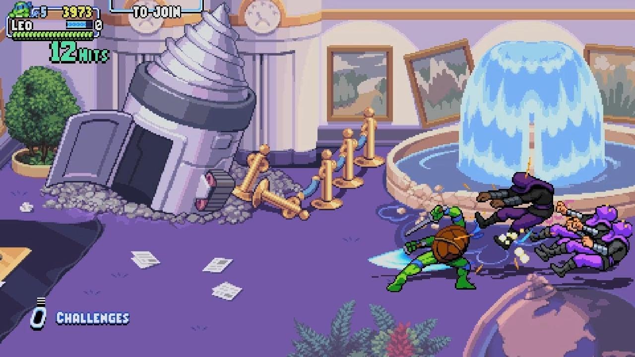 part 1 of the amazing Turtles fighting bobot and rocksteady