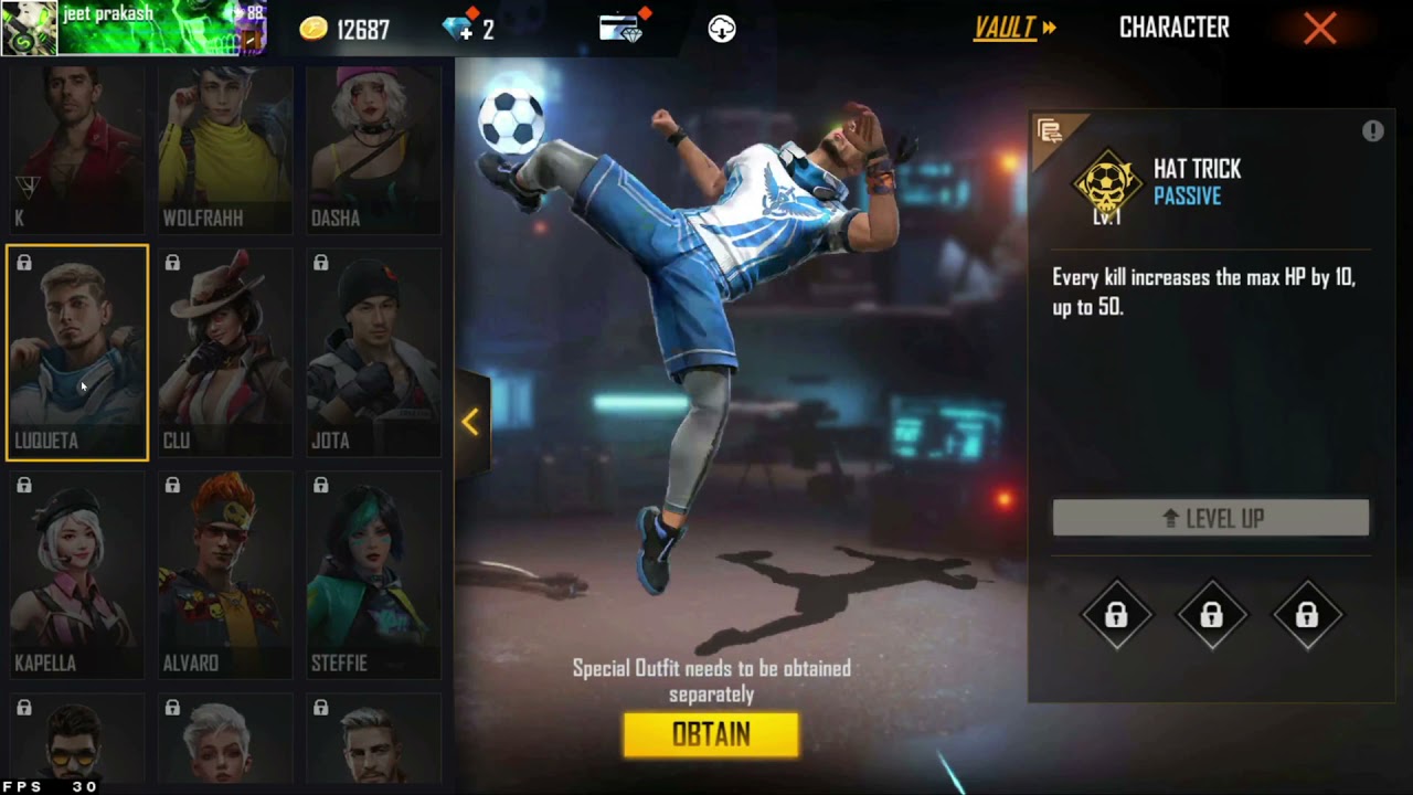 HindiGamingLive || Free Fire gameplay || Characters