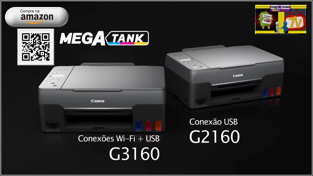 Conhe&ccedil;a: Multifuncional tanque de tinta canon mega tank g3160 & g2160