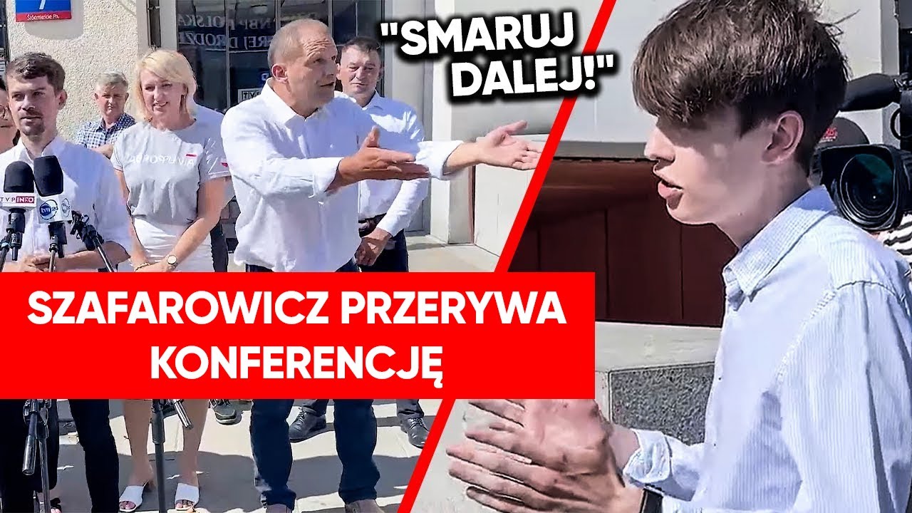 Awantura na konferencji z Kołodziejczakiem. Szafarowicz aż zamilkł