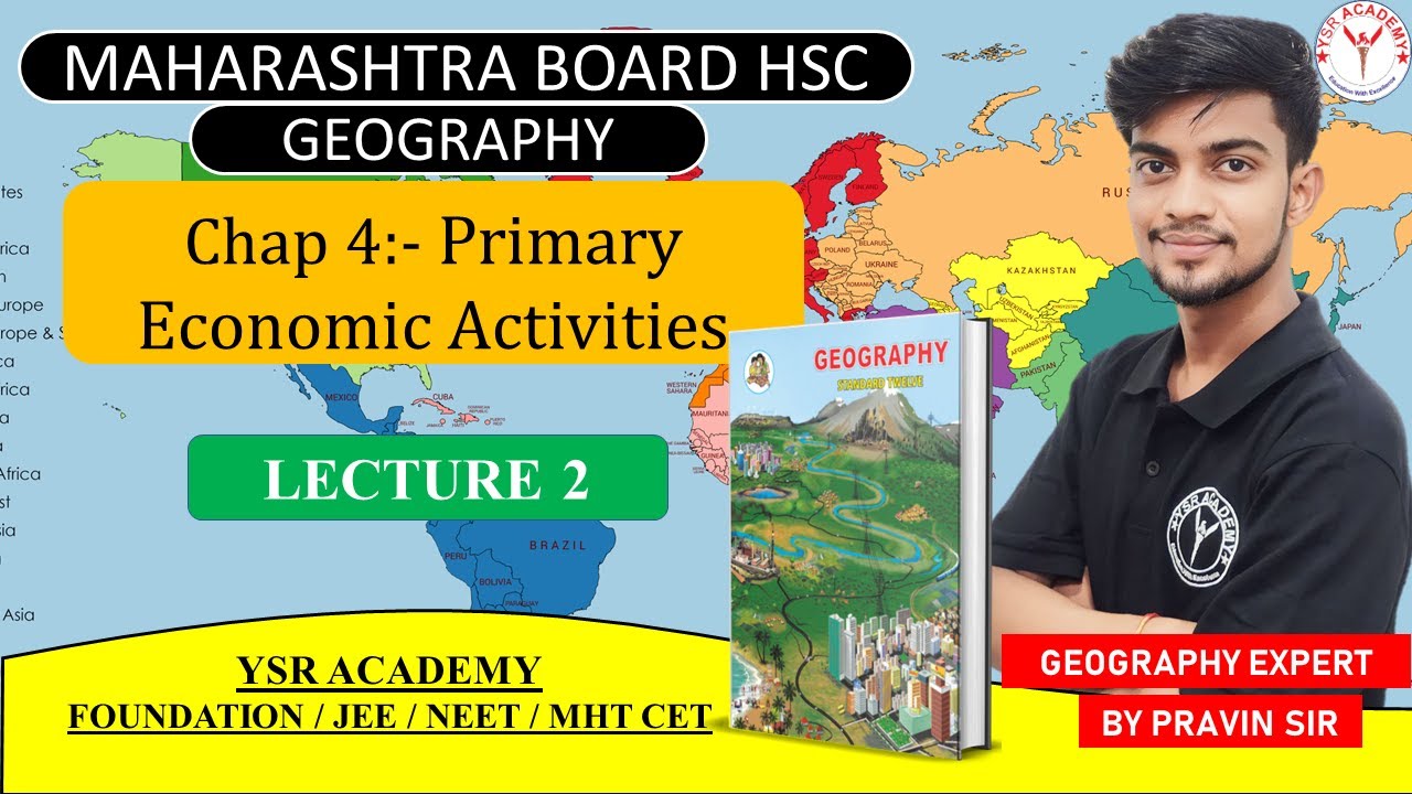 Class 12 | Chap 4 | L-02| Geography |Maharashtra |Primary Economic Activities | Maharashtra Board