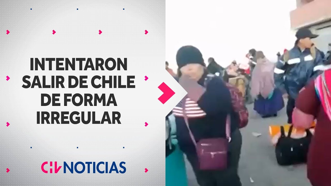 Un centenar de personas intentó salir de forma irregular en la frontera de Chile con Bolivia