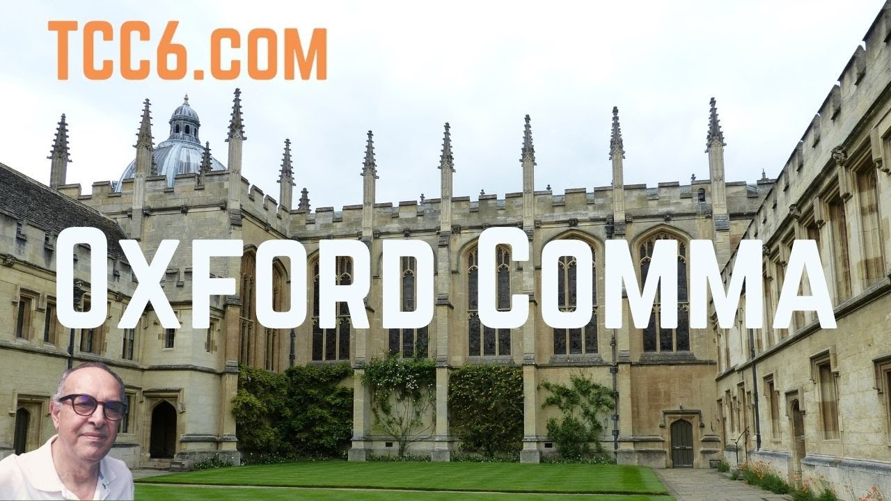 Oxford Comma - How and Why to Use It