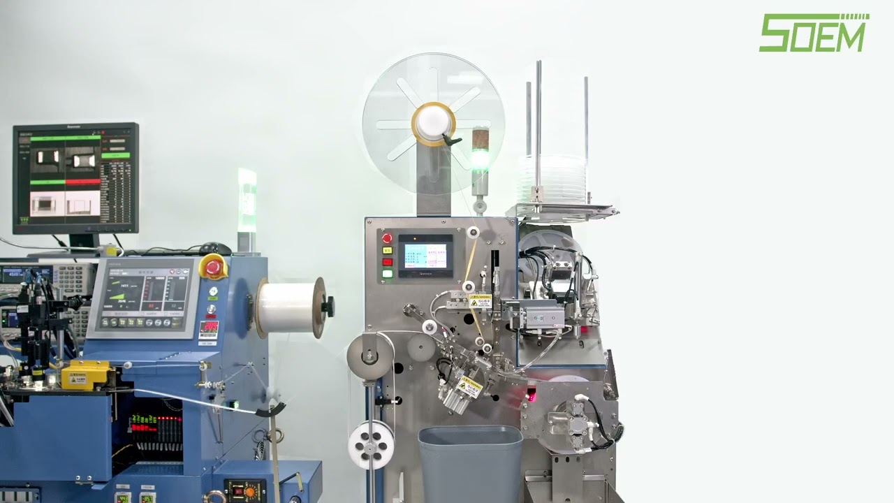 Tap Machine | Resistor 0402 (Imperial) packaging| High speed test & packaging machine SOEM Pro 1.2